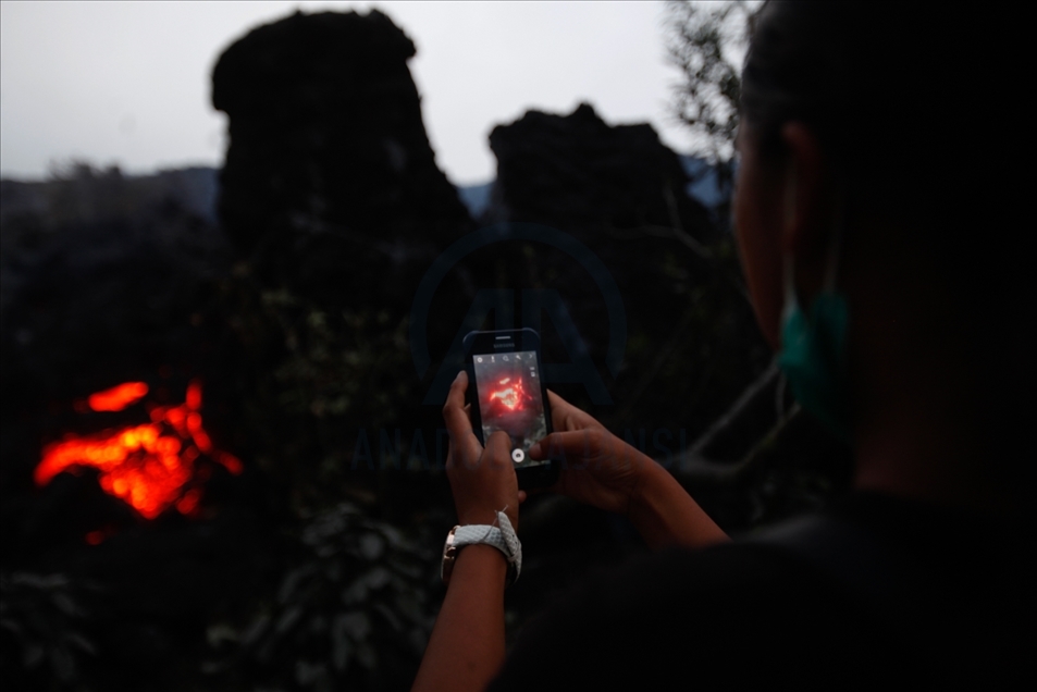 Sigue activo el volcán Pacaya en Guatemala
