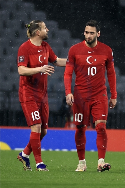 رویارویی تیم‌ ملی فوتبال ترکیه با لتونی 