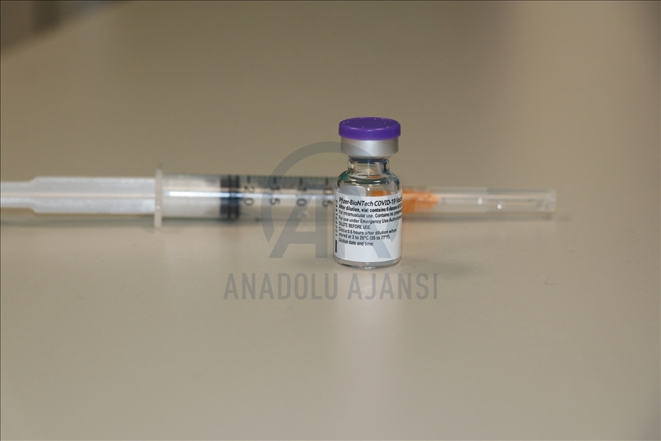 Erzincan'da BioNTech aşısının ilk dozunun vatandaşlara uygulanmasına başlandı