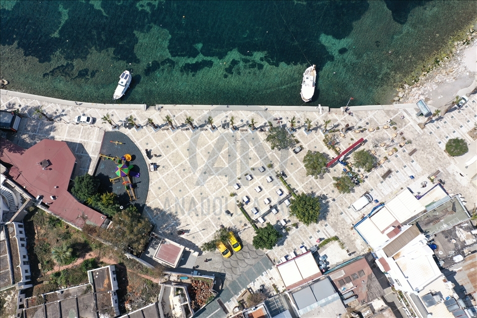 Turizm merkezleri Antalya ve Muğla'da sokağa çıkma kısıtlaması nedeniyle sessizlik hakim