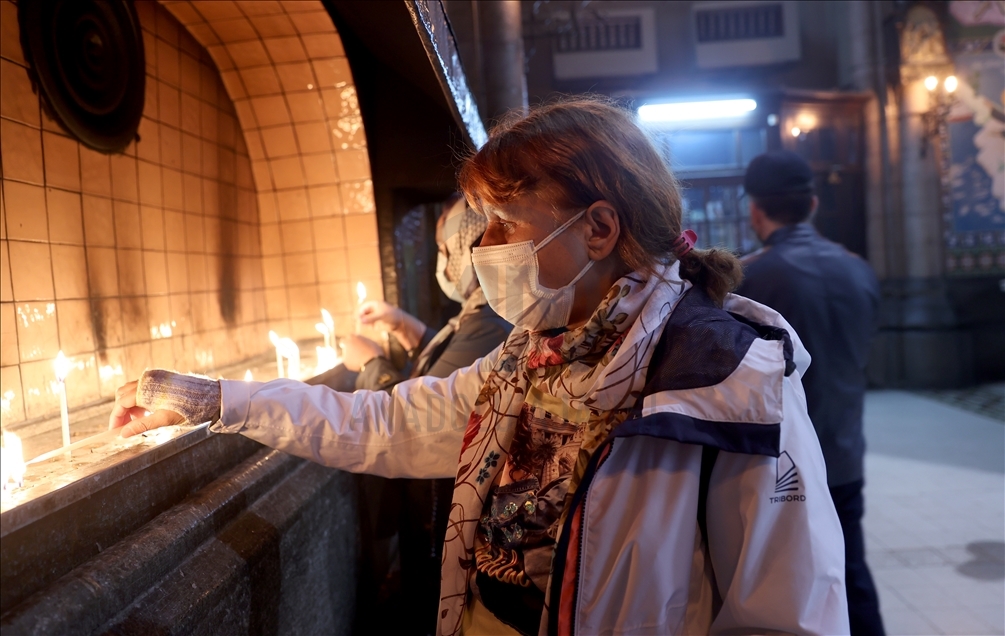 Así celebran en Estambul la Misa de Pascua