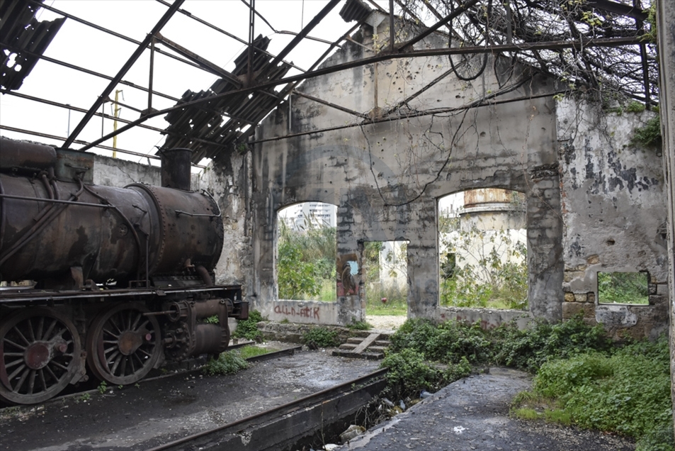 El tren que convirtió al Líbano en un centro económico durante el período otomano se encuentra abandonado
