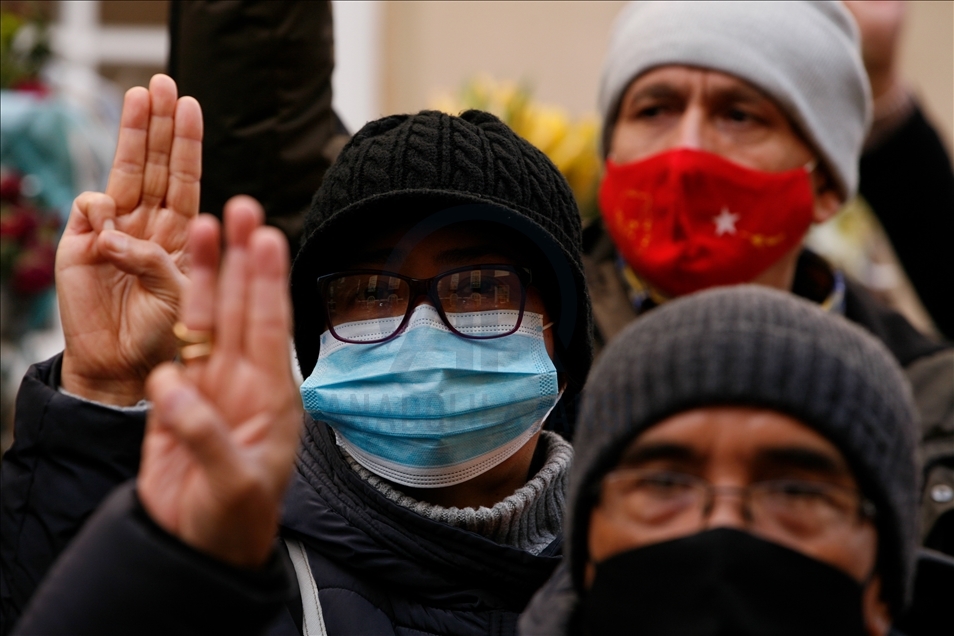 Embassy of Myanmar in London seized by allies of new regime