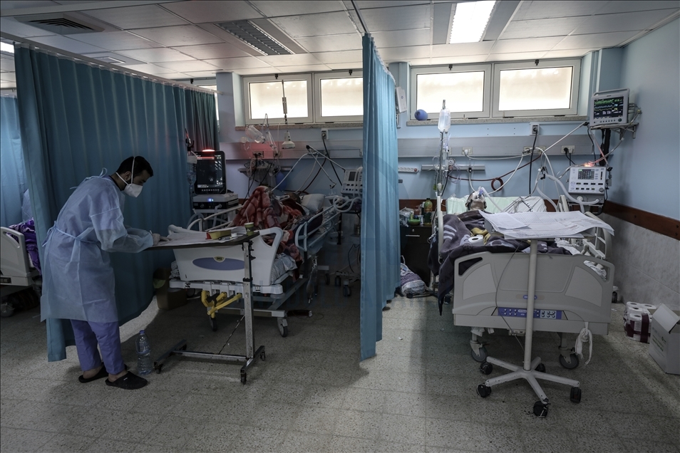 Gazze'de endişe verici boyuta ulaşan Kovid-19 salgını sağlık sistemini zorluyor