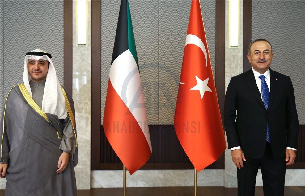 دیدار وزرای خارجه ترکیه و کویت در آنکارا 