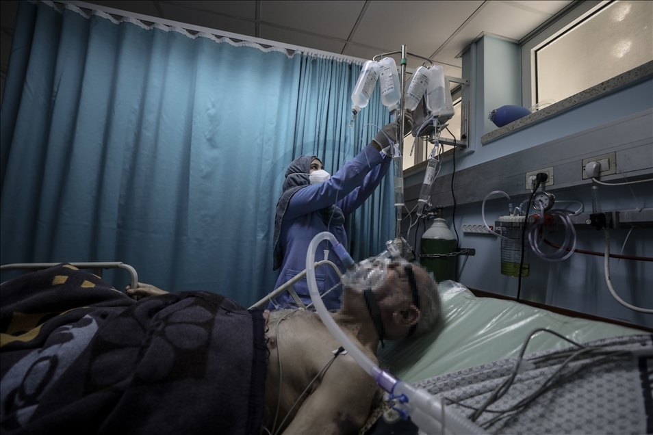 Gazze'de endişe verici boyuta ulaşan Kovid-19 salgını sağlık sistemini zorluyor