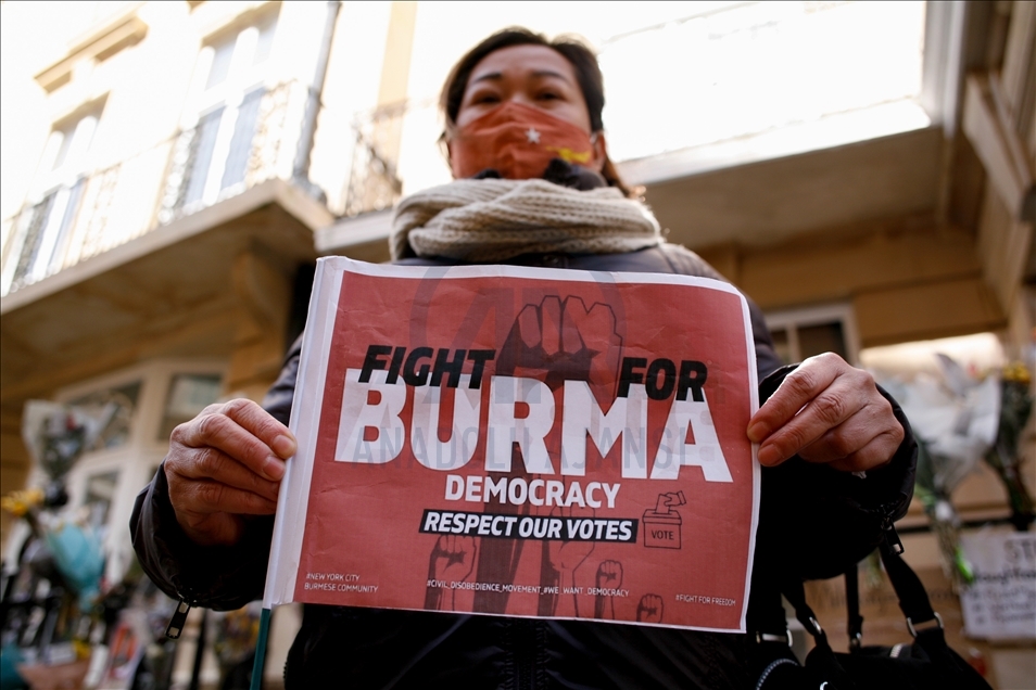 Embassy of Myanmar in London seized by allies of new regime