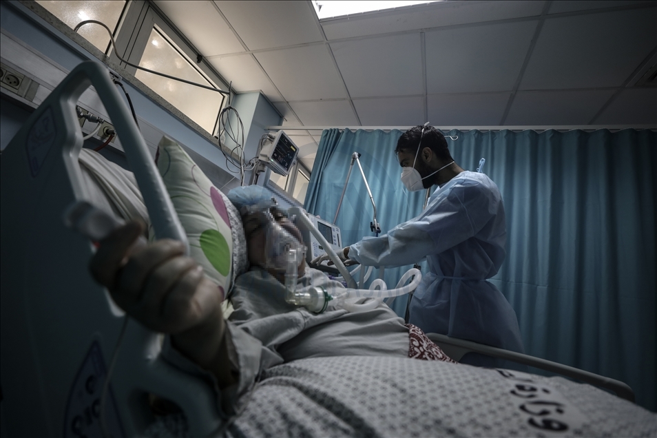 Gazze'de endişe verici boyuta ulaşan Kovid-19 salgını sağlık sistemini zorluyor