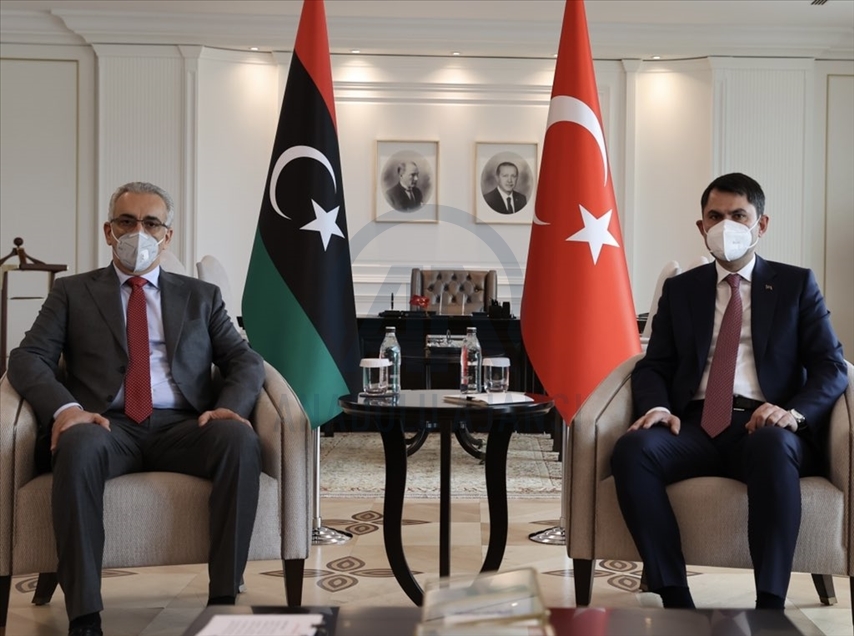 Bakanlar, Libyalı mevkidaşlarıyla bir araya geldi