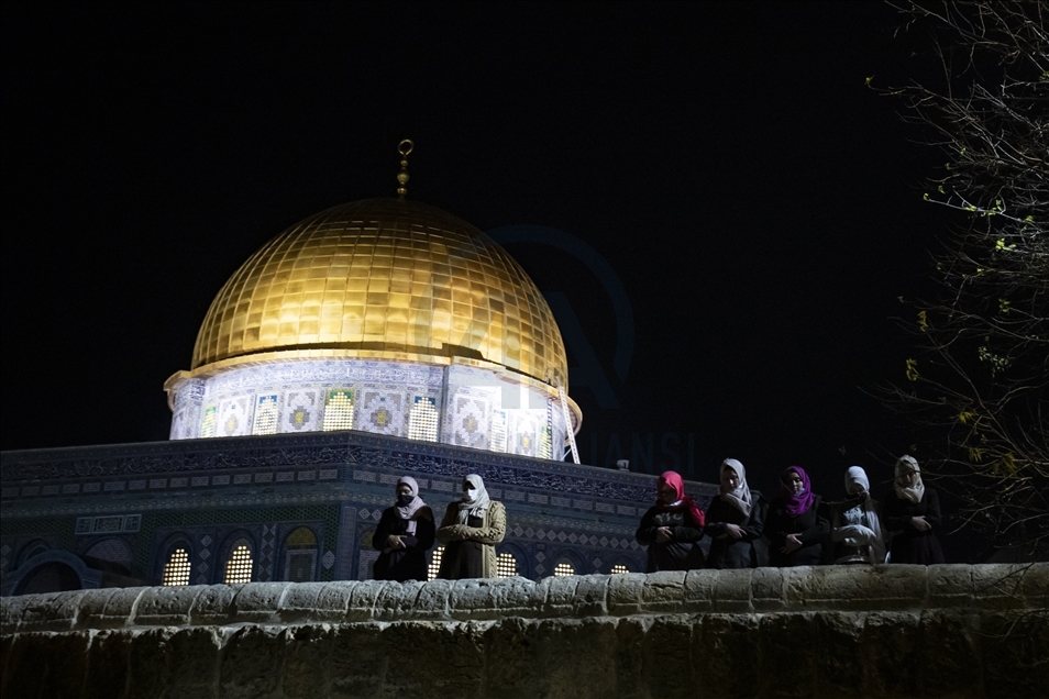 First tarawih prayer in Jerusalem