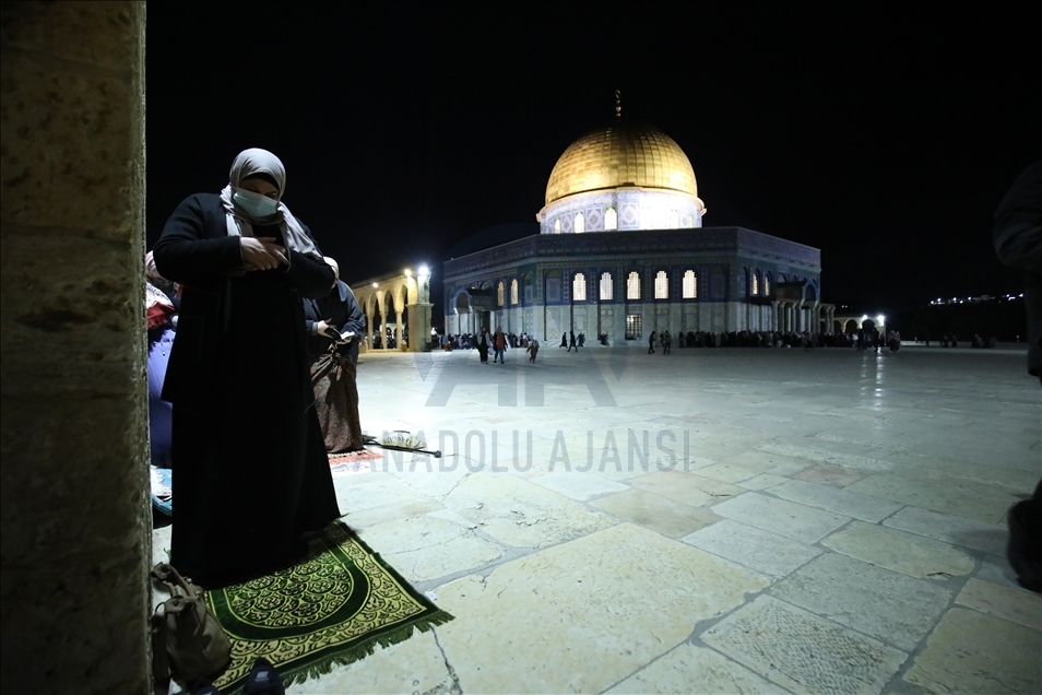 First tarawih prayer in Jerusalem