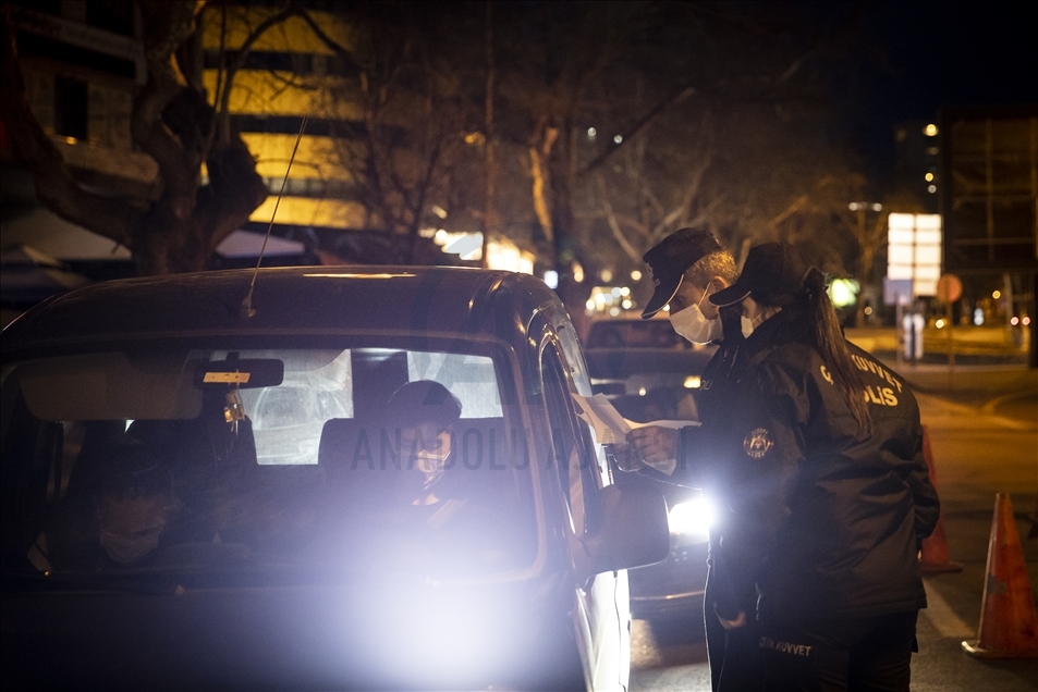 Covid-19 curfew in Ankara