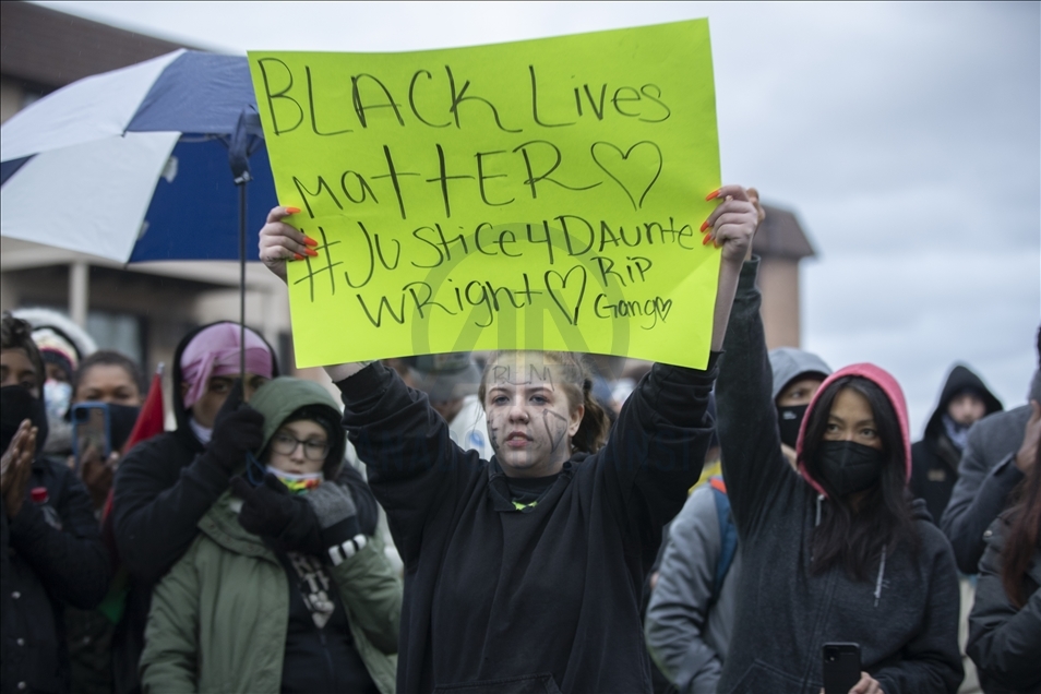 ABD'de Daunte Wright'ın ölümünün ardından polise yönelik protestolar sürüyor