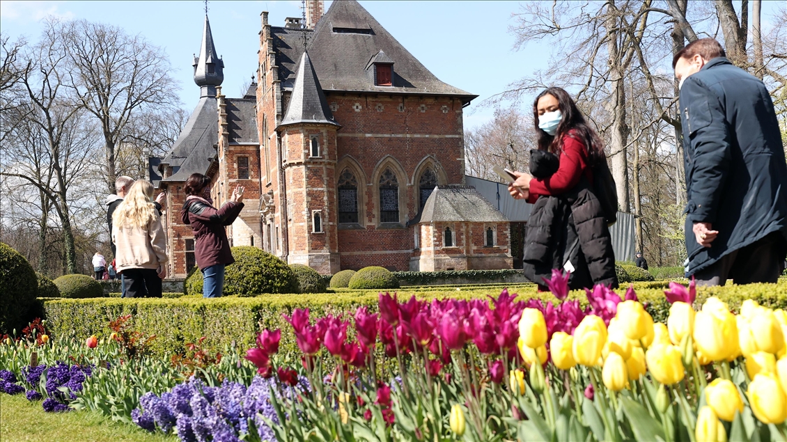 18th international flower exhibition at Grand Bigard Castle in Brussels