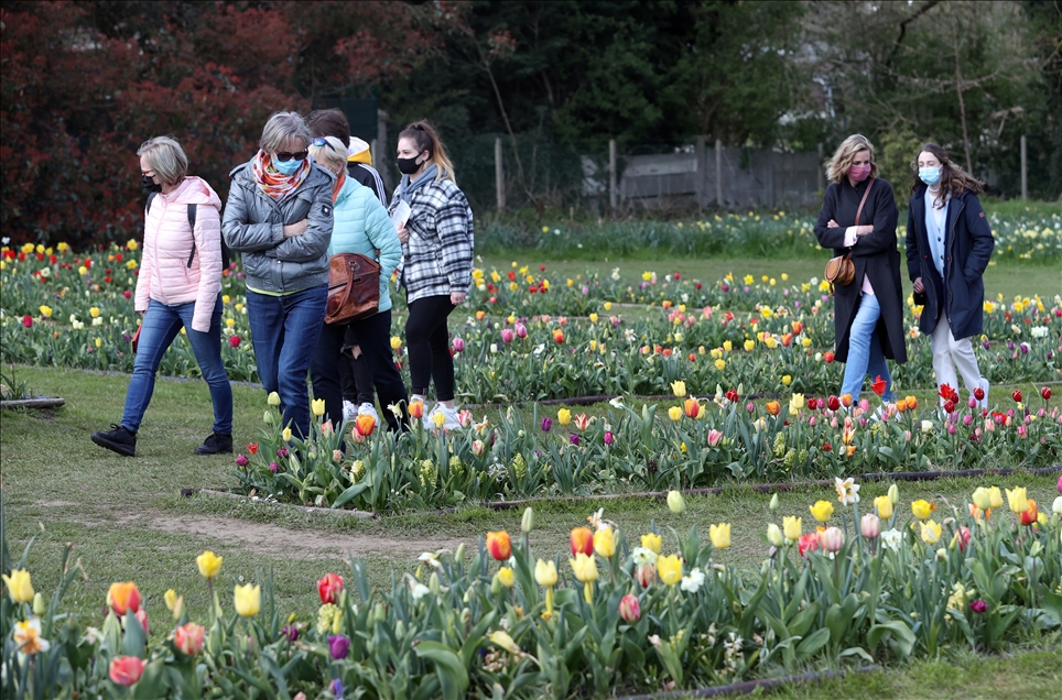 18th international flower exhibition at Grand Bigard Castle in Brussels