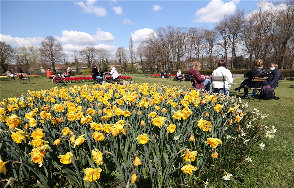 18th international flower exhibition at Grand Bigard Castle in Brussels