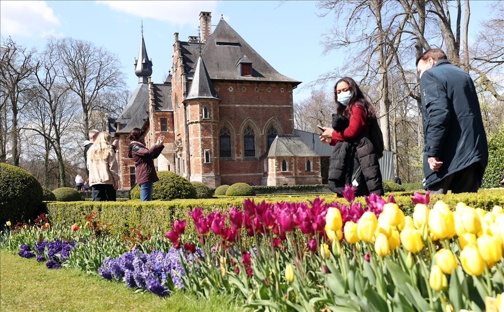 18th international flower exhibition at Grand Bigard Castle in Brussels