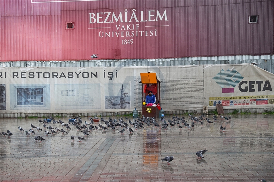 Istanbul, Turska - 17. april 2021: Zbog mjera uvedenih u cilju s