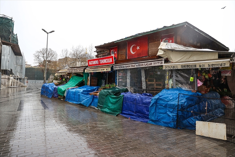 Istanbul, Turska - 17. april 2021: Zbog mjera uvedenih u cilju s