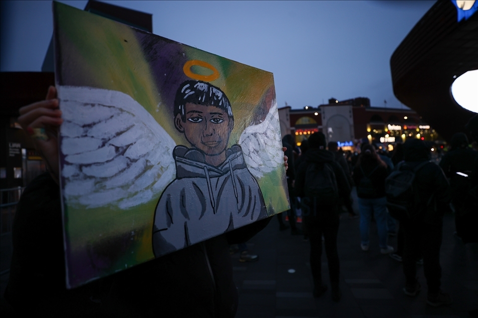 New York'ta polis şiddeti karşıtı protesto