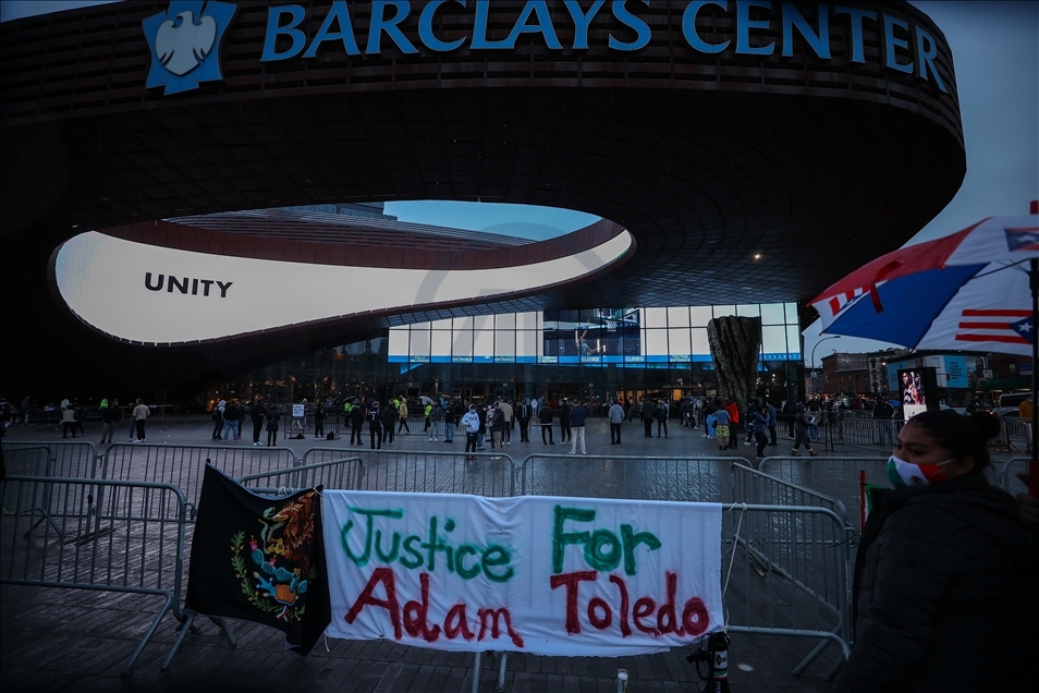 New York'ta polis şiddeti karşıtı protesto