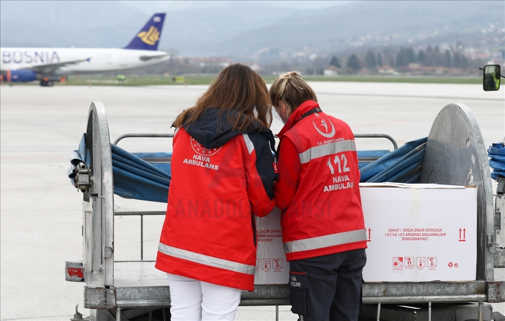 Iz Turske dopremljeno 10.000 doza vakcine protiv COVID-19 za pripadnike sigurnosnih agencija BiH