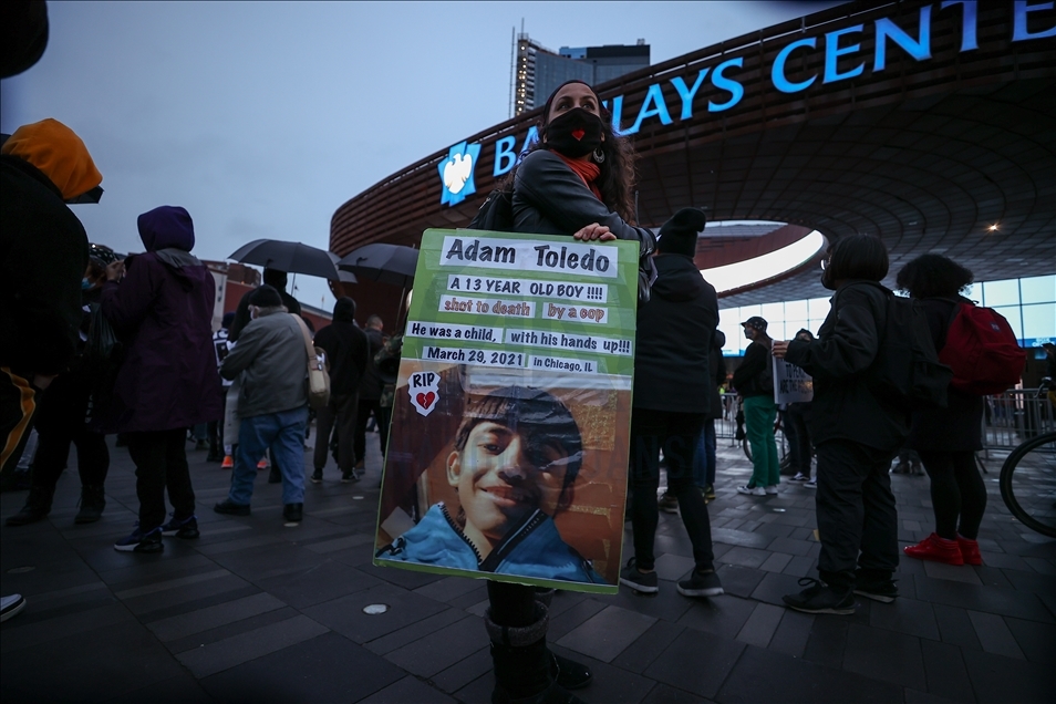 New York'ta polis şiddeti karşıtı protesto