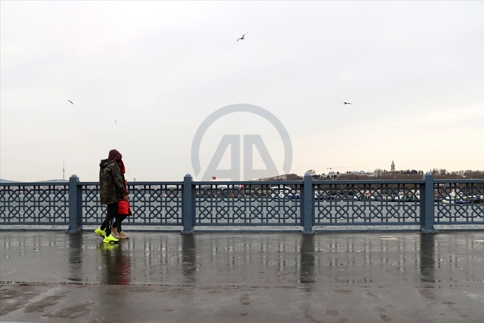 Istanbul, Turska - 17. april 2021: Zbog mjera uvedenih u cilju s