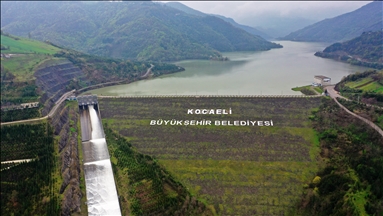 Kocaeli'deki Yuvacık Barajı'nda doluluk oranı yüzde 99'a ulaştı