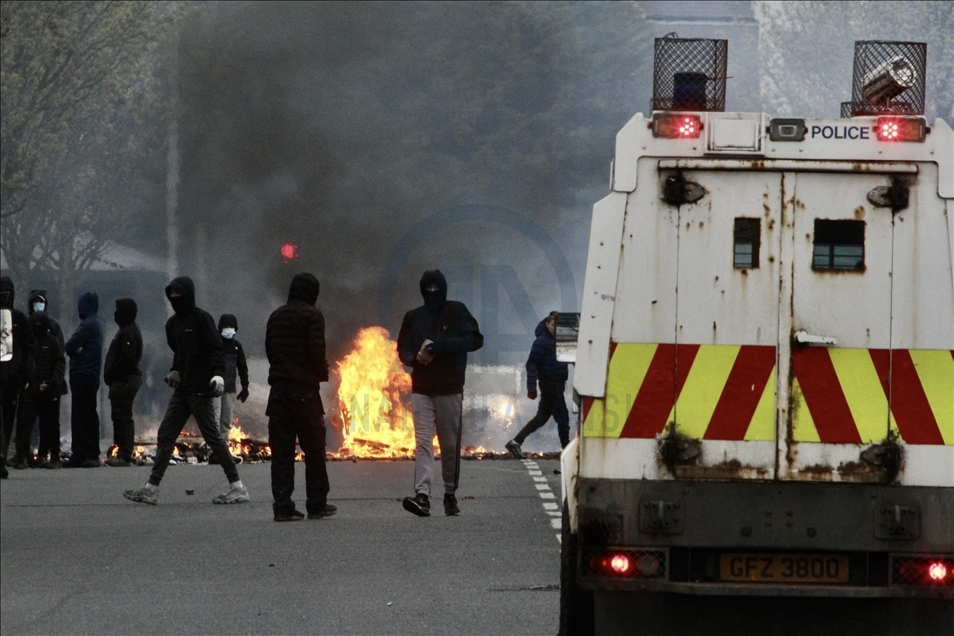 Loyalist Protest Against The Northern Ireland Protocol
