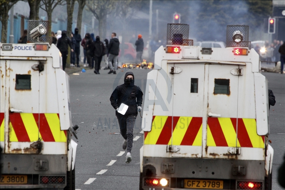 Loyalist Protest Against The Northern Ireland Protocol