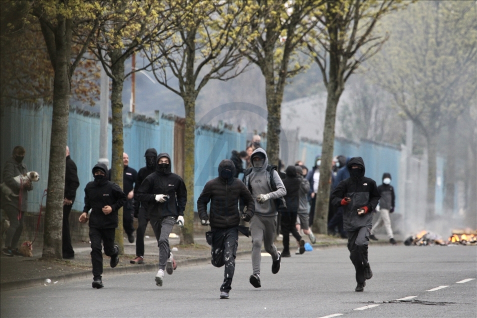 Loyalist Protest Against The Northern Ireland Protocol