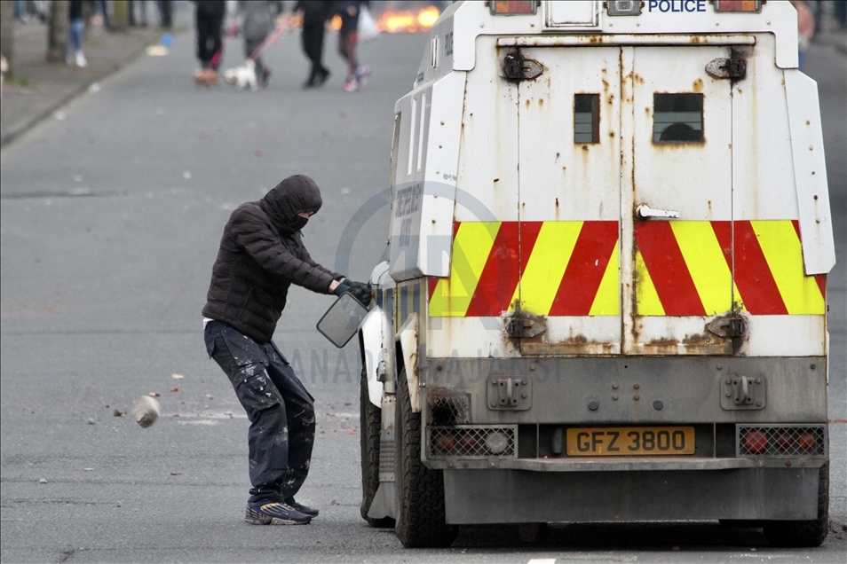 Loyalist Protest Against The Northern Ireland Protocol
