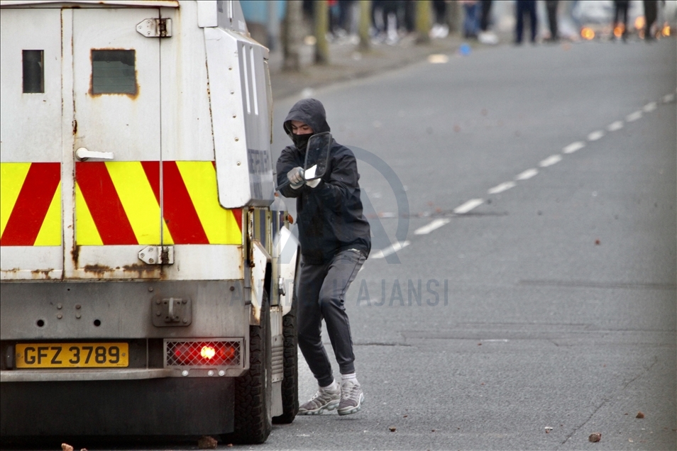 Loyalist Protest Against The Northern Ireland Protocol