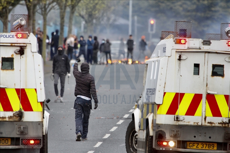 Loyalist Protest Against The Northern Ireland Protocol