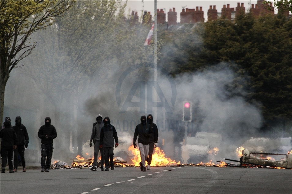 Loyalist Protest Against The Northern Ireland Protocol
