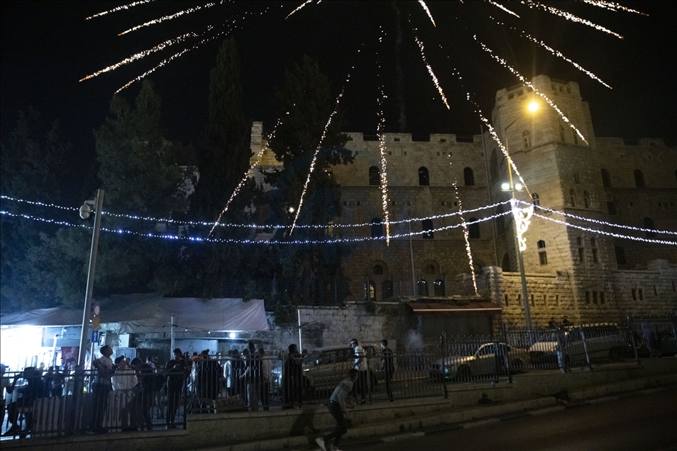 Конная полиция Израиля разогнала палестинцев в Иерусалиме
