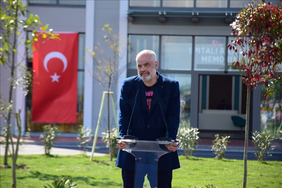 Opening ceremony of Turkey-Albania Fier Friendship Hospital