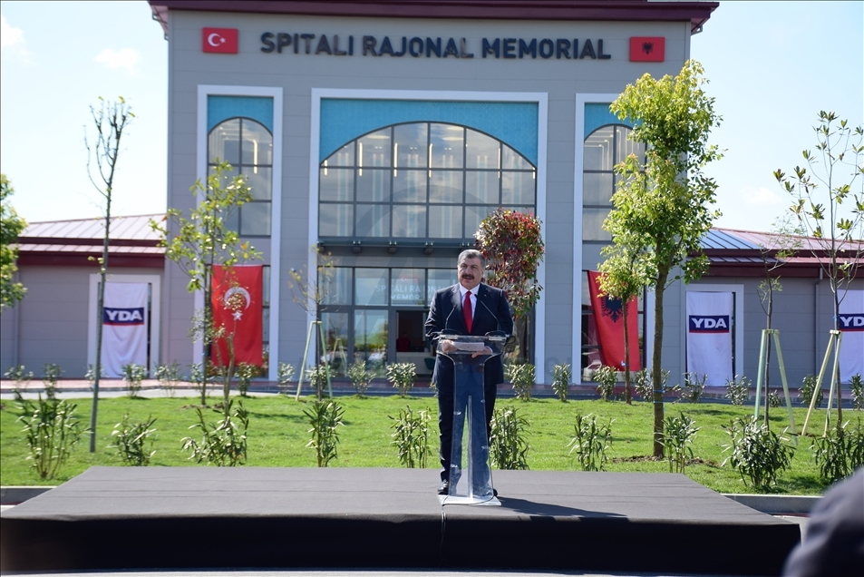 Opening ceremony of Turkey-Albania Fier Friendship Hospital