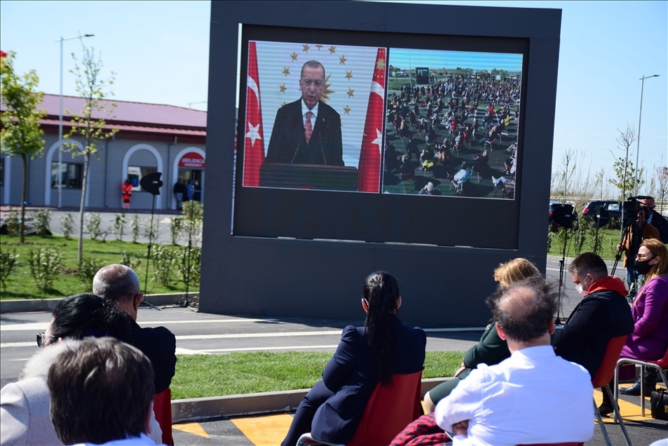 Opening ceremony of Turkey-Albania Fier Friendship Hospital