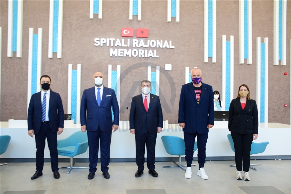 Opening ceremony of Turkey-Albania Fier Friendship Hospital