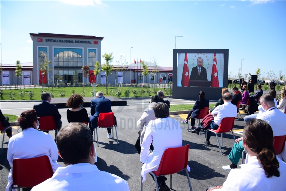 Opening ceremony of Turkey-Albania Fier Friendship Hospital
