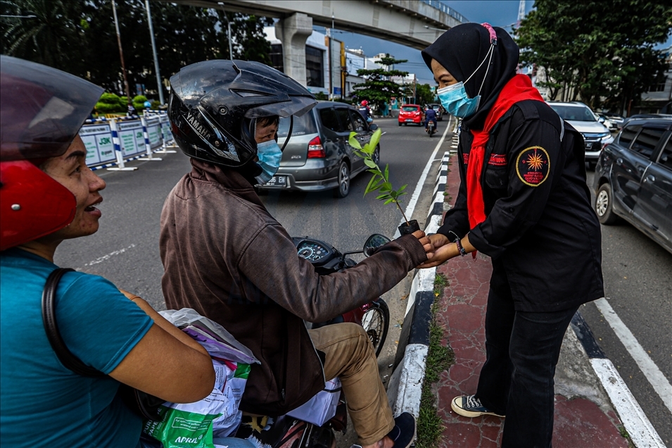 Aktivis lingkungan di Palembang peringati Hari Bumi Internasional