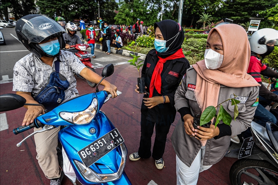 Aktivis lingkungan di Palembang peringati Hari Bumi Internasional