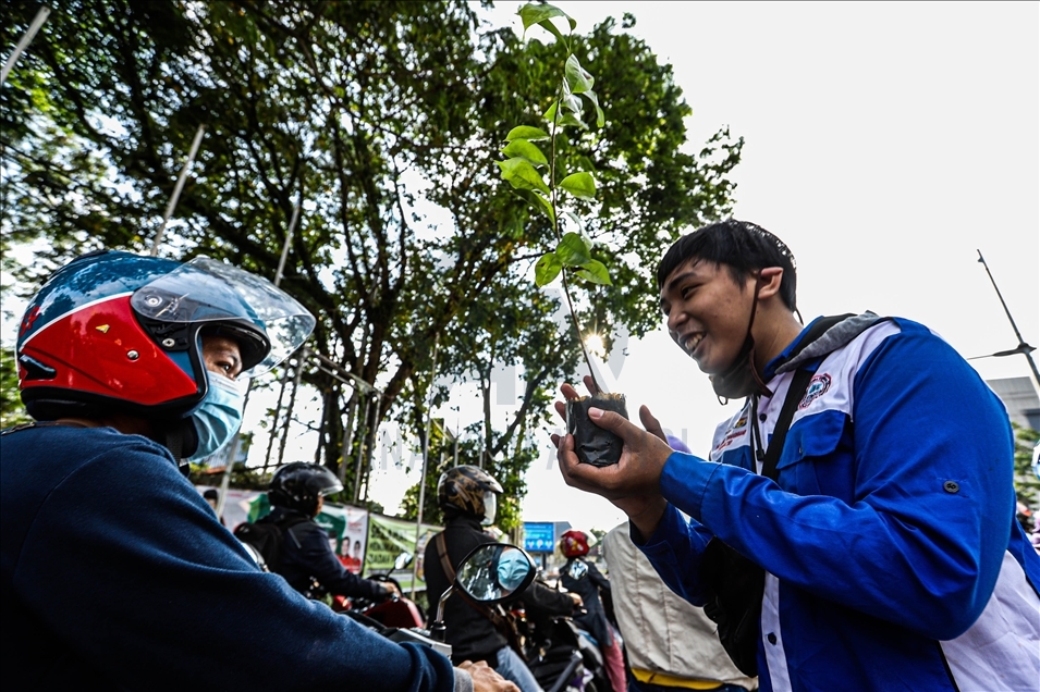 Aktivis lingkungan di Palembang peringati Hari Bumi Internasional