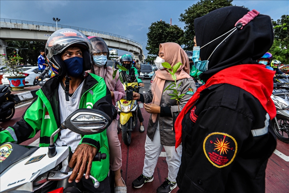 Aktivis lingkungan di Palembang peringati Hari Bumi Internasional