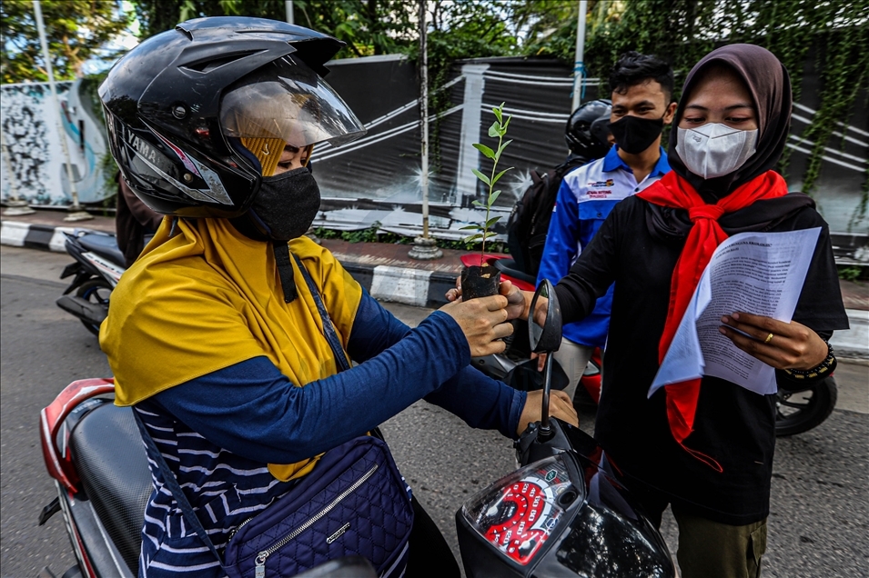 Aktivis lingkungan di Palembang peringati Hari Bumi Internasional