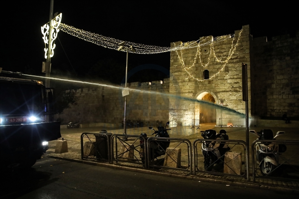  İsrail polisinin Kudüs’te Filistinlilere müdahalesinde 78 kişi yaralandı