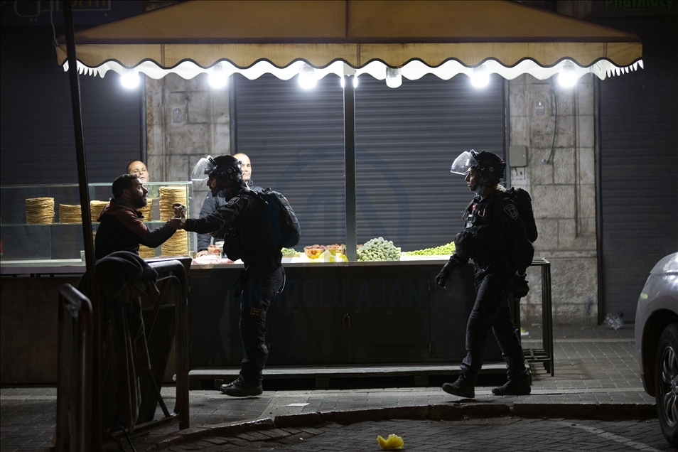  İsrail polisinin Kudüs’te Filistinlilere müdahalesinde 78 kişi yaralandı