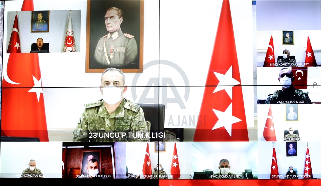 Cumhurbaşkanı Erdoğan, "Pençe-Şimşek ve Pençe-Yıldırım Operasyonu" Komuta Merkezi'ne bağlandı: